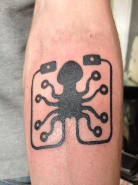 Laughing Squid Logo Tattoo