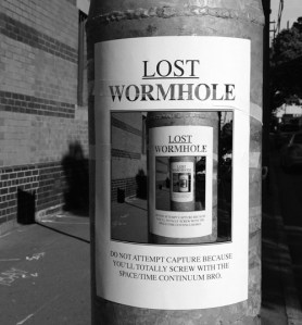 Lost wormhole