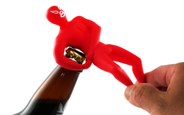 Kikkerland Luchador Bottle Openers, Assorted Colors and Styles