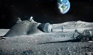 3D Printed Moon Base