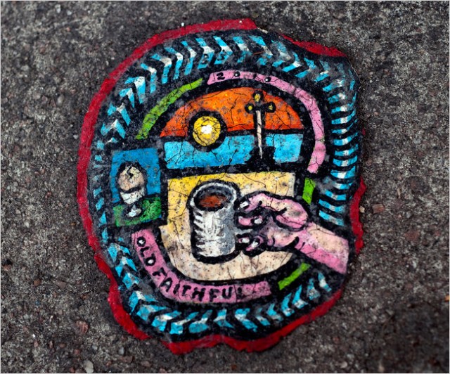 Chewing Gum Paintings by Ben Wilson