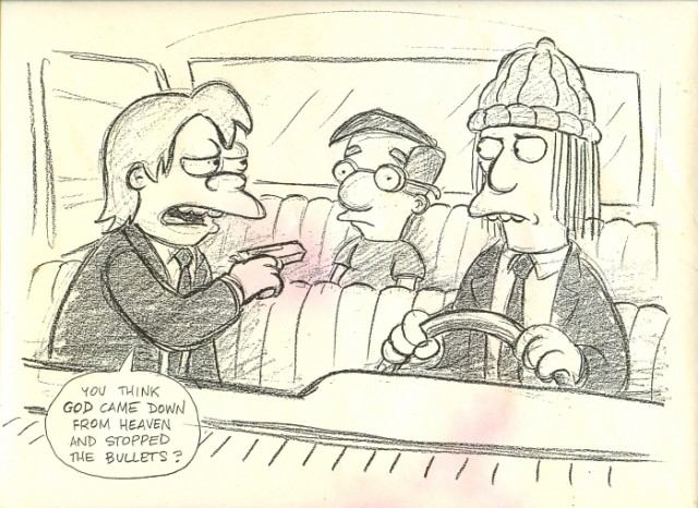 Pulp Fiction meets The Simpsons