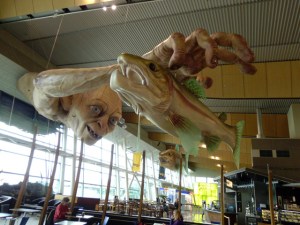Gollum Sculpture by Weta Workshop at Wellington International Ariport
