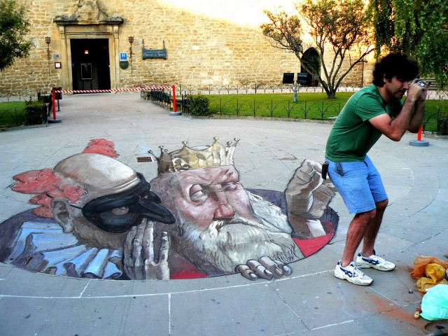 3D Illusion Street Art by Eduardo Relero