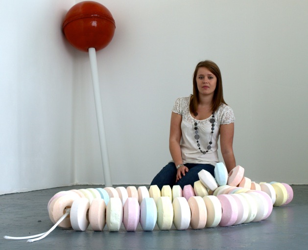 Giant candy sculptures by Nicola Freeman