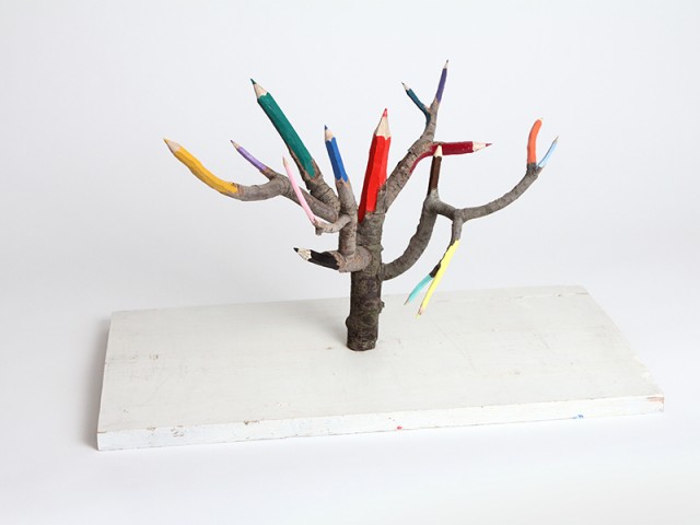 Color Pencil Tree by Dave Rittinger