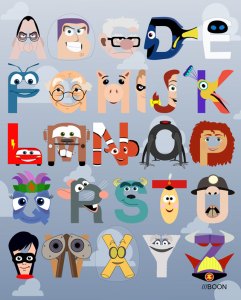 Pixar Alphabet