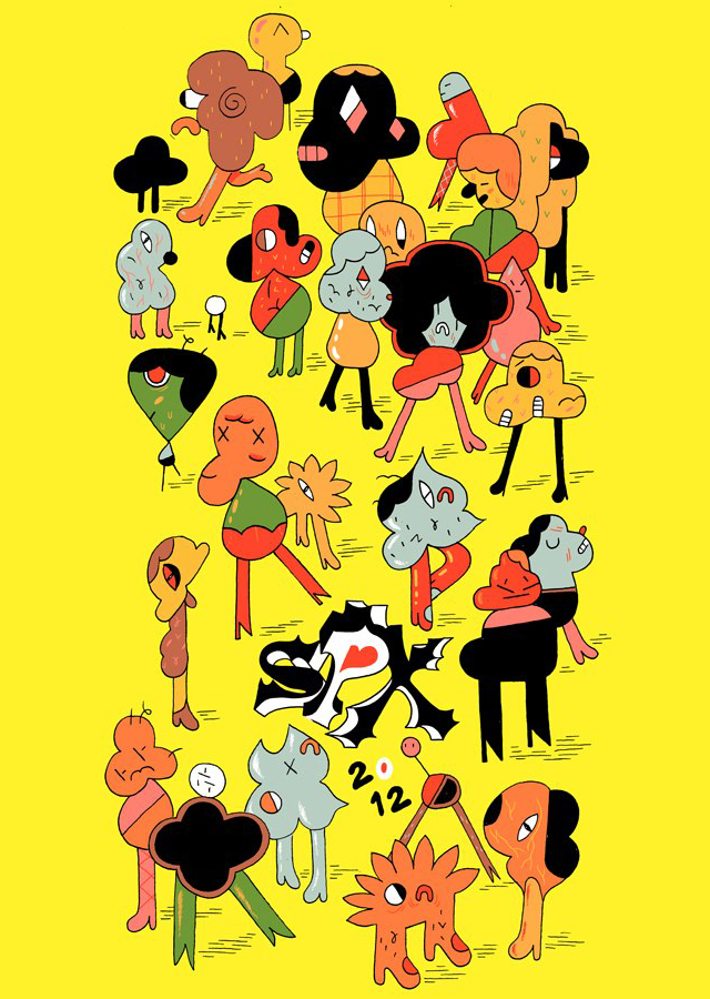 SPX 2012 Program Cover by Michael DeForge