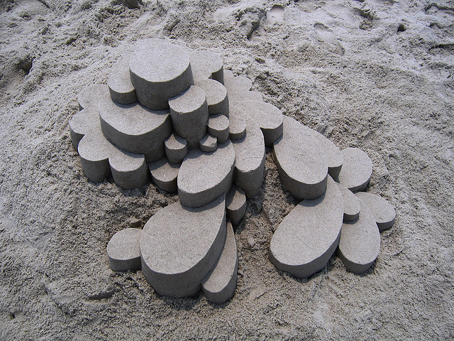 geometric sandcastle