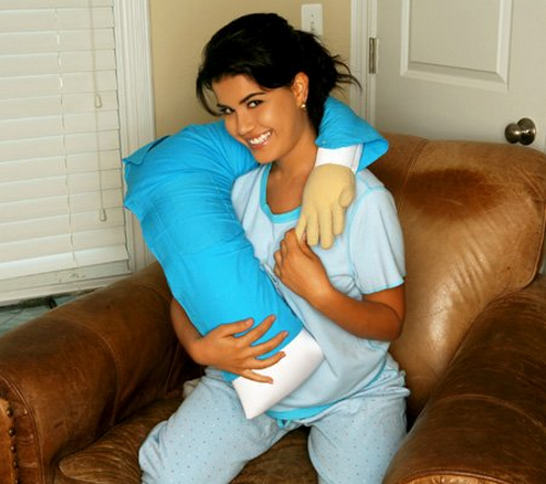Purper Whitney Oceaan The Boyfriend Pillow, To Feel The Hug of a Man on Lonely Nights