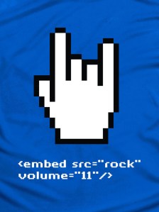 Pixel Rock T-Shirt by Pop Chart Lab