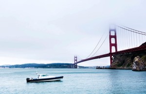 Water Taxi and the Golden Gate Bridge