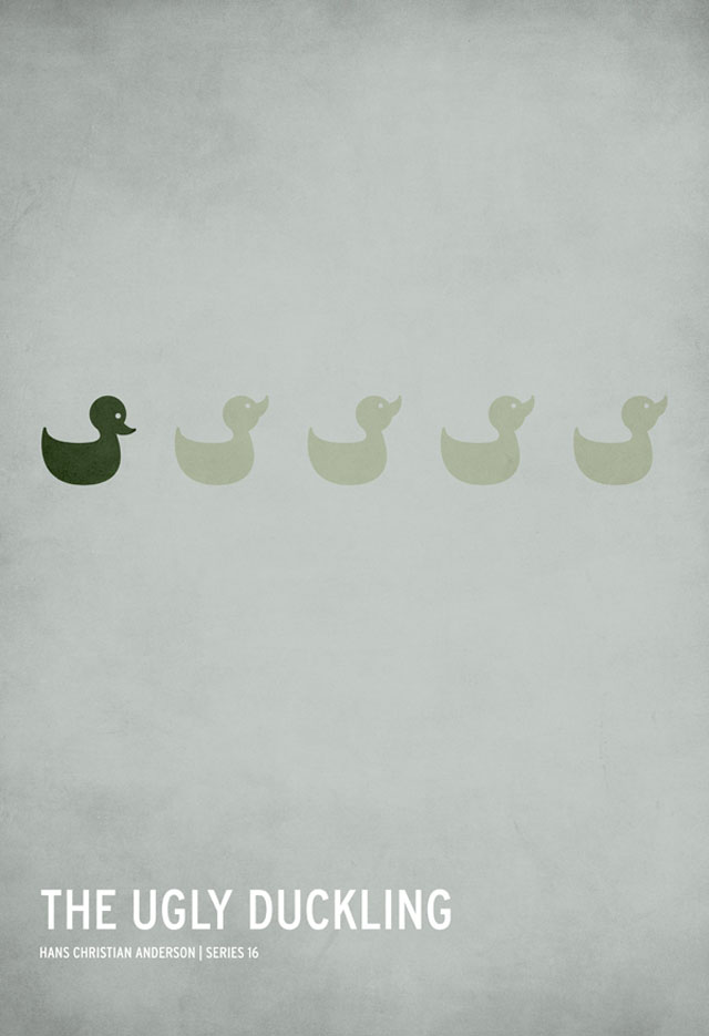Minimalistic Children's Book Posters by Christian Jackson