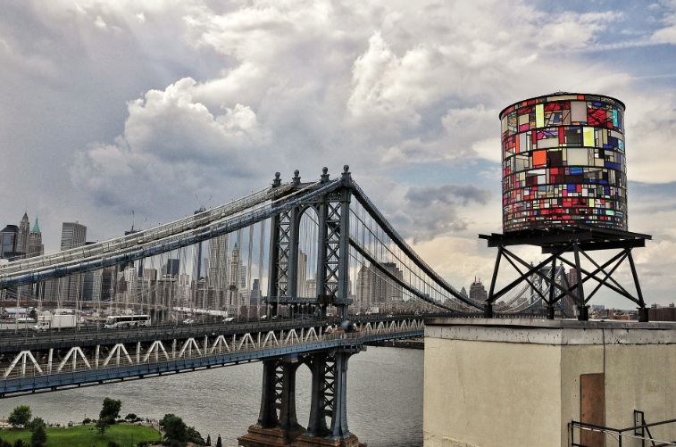 Watertower by Tom Fruin