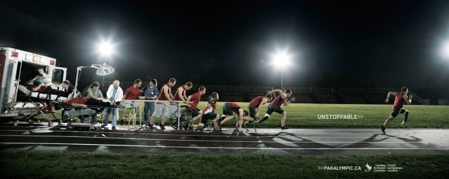 Running Ad for Canadian Paralympic Committee