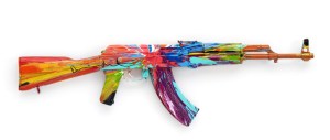 AKA Peace, AK-47s converted to sculptures for charity