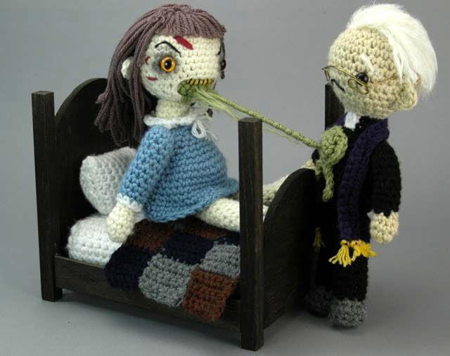 Crochet Amigurumi Exorcist Playset