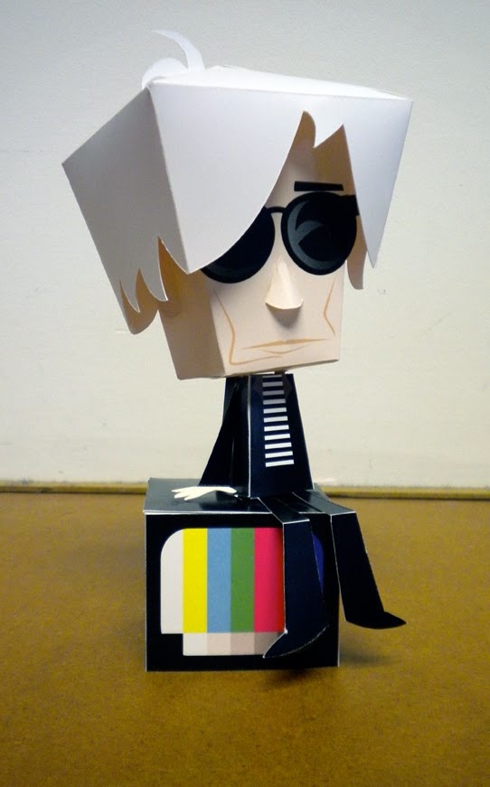 Andy Warhol Papertoy