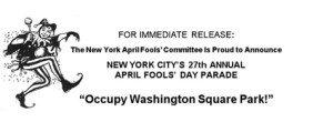 New York City's 27th Annual April Fools' Day Parade