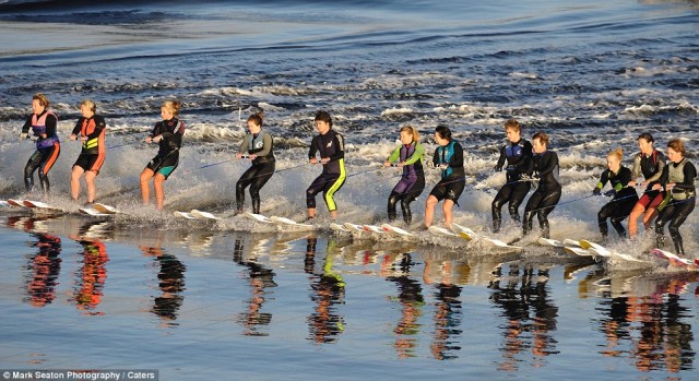 Water skiing world record
