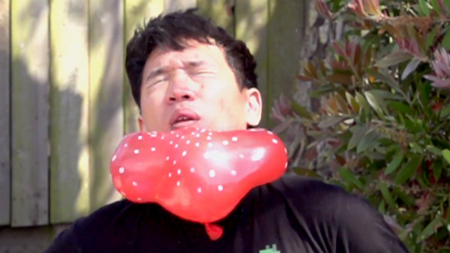 Slow Motion Massive Water Balloons vs. Face—Who Wins?