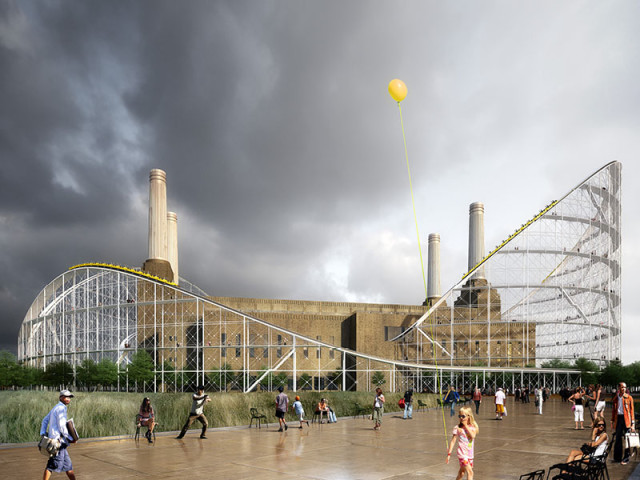 Battersea Power Station Roller Coaster