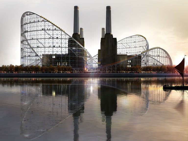 Battersea Power Station Roller Coaster