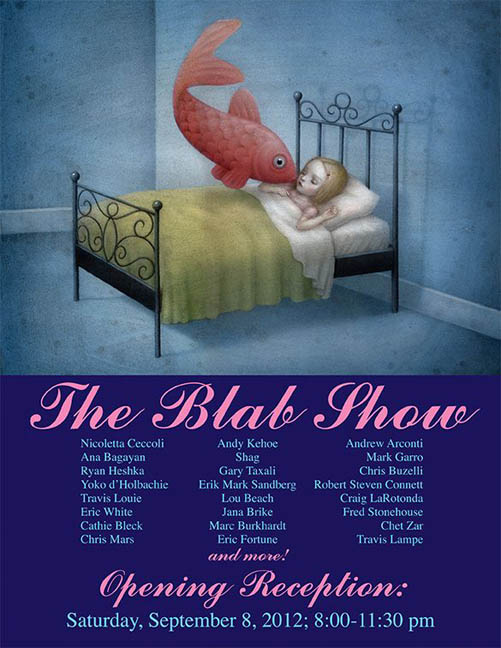 BLAB WORLD 2012 Group Art Exhibition Poster