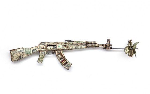 AKA Peace, AK-47s converted to sculptures for charity