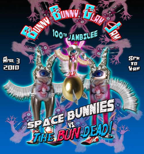 Bunny Bunny Glam Jam 100th Jambilee