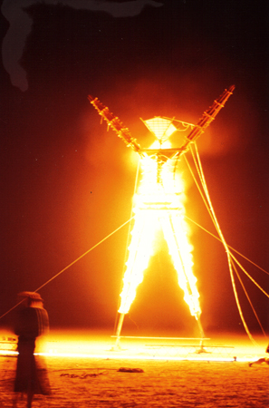 Burning Man 1990 Burn