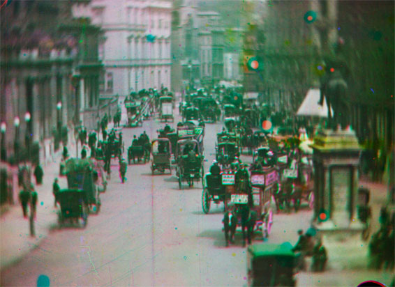 World's first color film footage