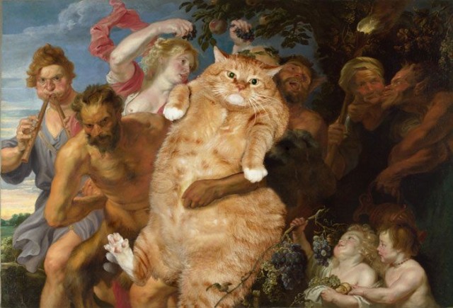 Classical Paintings, With Cats
