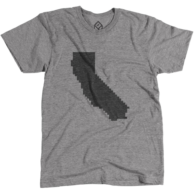 Pixelated California Shirt by Pixelivery