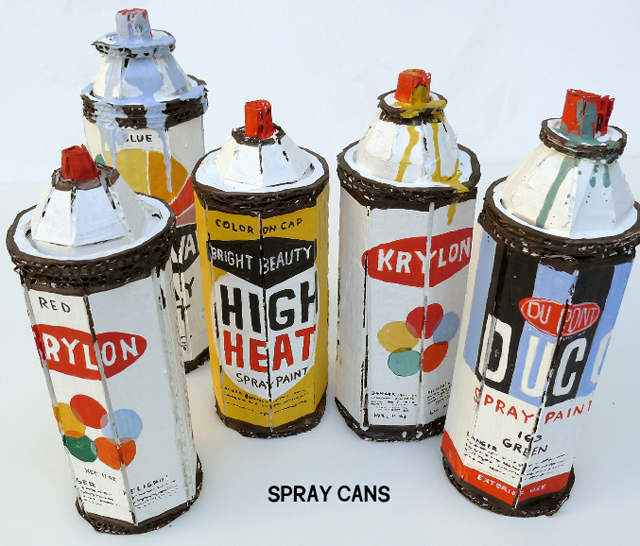 Spray Cans by Bill Barminski