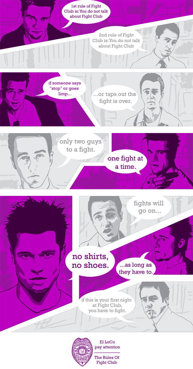 The Rules Of Fight Club by El LoCo