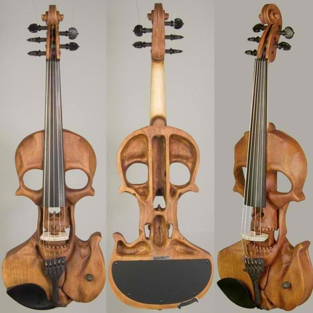Stratton Skull Electric Violin