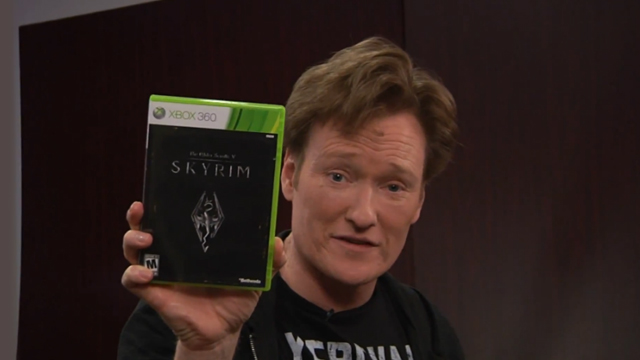 Clueless Gamer: Conan O'Brien Reviews "Skyrim"