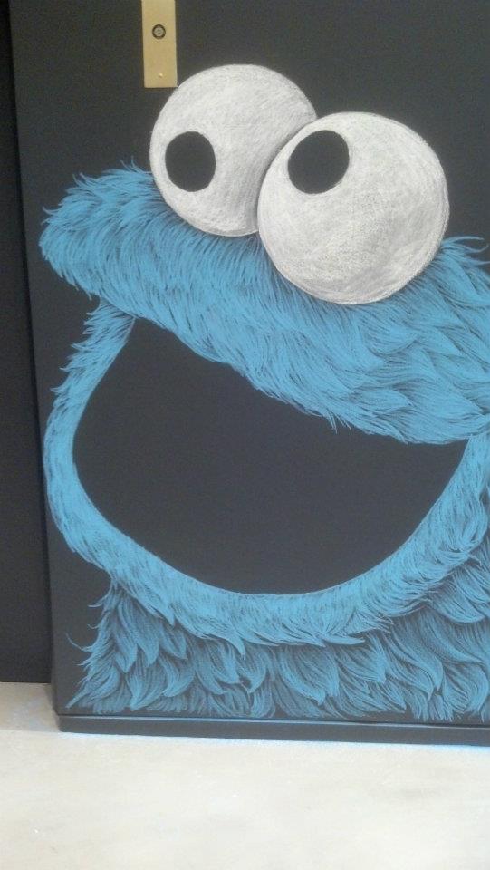 The Cool Muppet Chalk Art Murals At The Sesame Workshop Offices