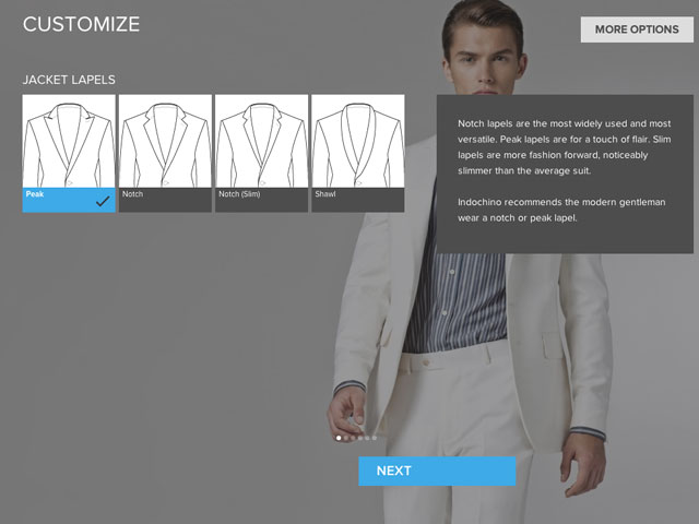 Indochino online custom suits