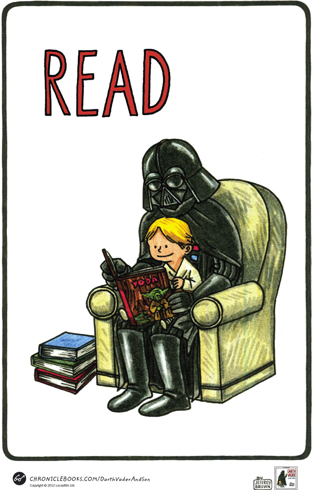Darth Vader and Son Poster by Jeffrey Brown