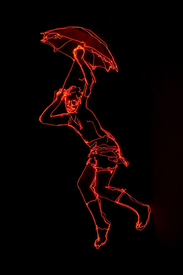 Light paintings by Brian Hart