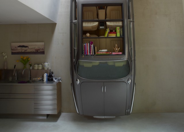 car spoiler bookshelf