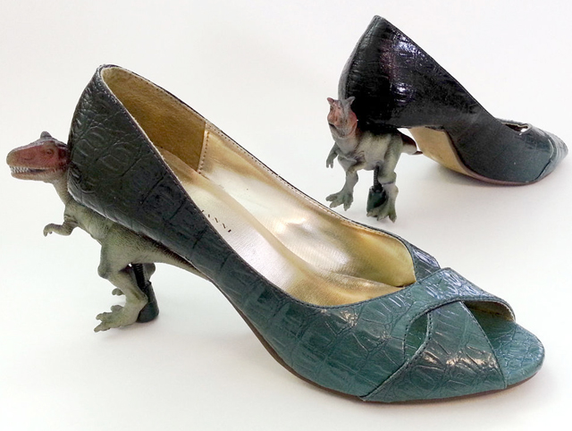 Dinosaur heels by mikeasaurus