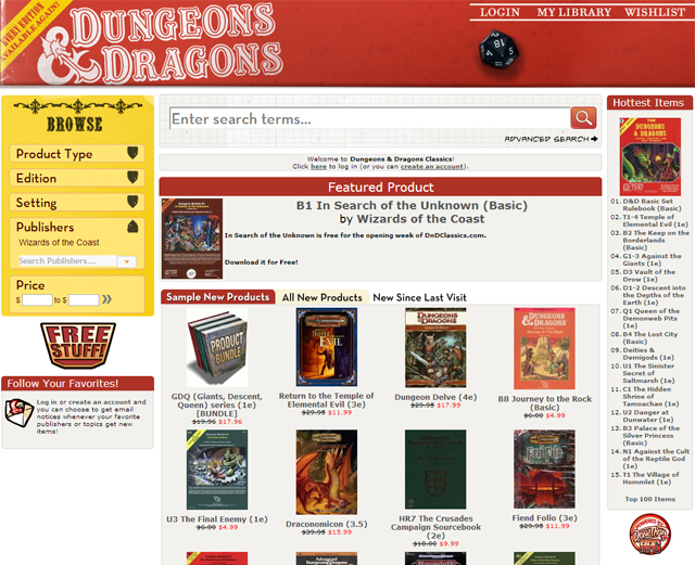 Dungeons & Dragons Archive