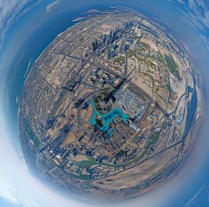Burj Khalifa panorama by Gerald Donovan