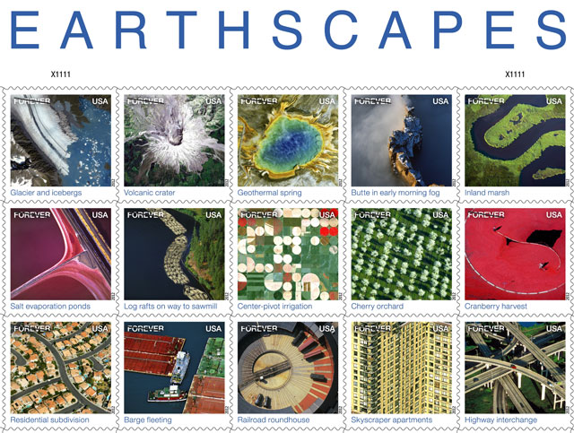 Earthscapes Forever Stamps
