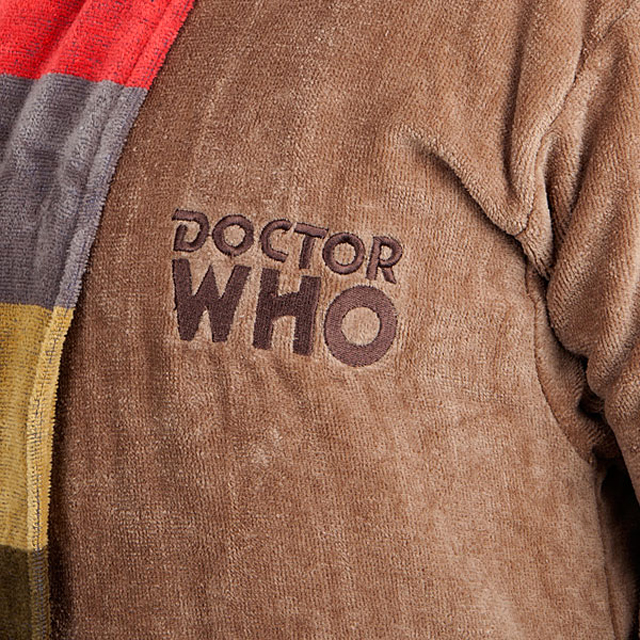 Doctor Who Themed Bathrobe - 4th Doctor (Detail)
