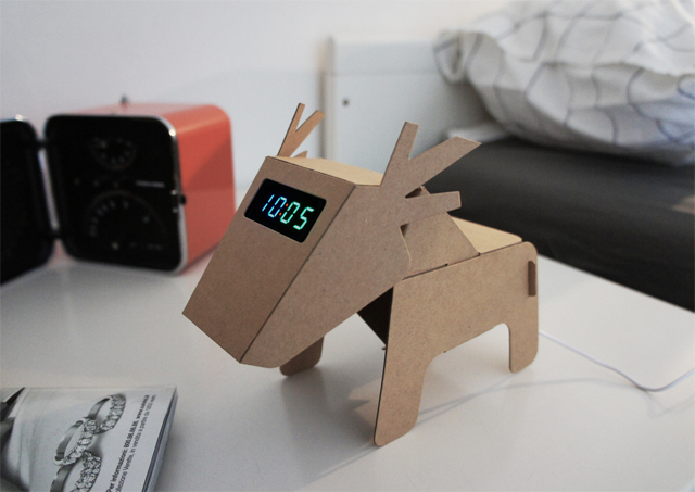 Deer Clock - Eco DIY Collection by Eduardo Alessi