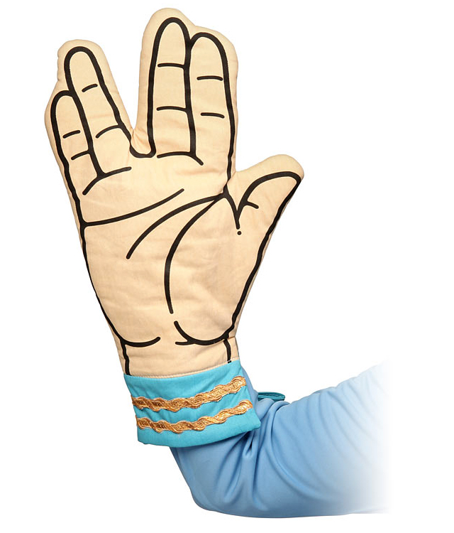 Star Trek Spock Oven Mitt at ThinkGeek